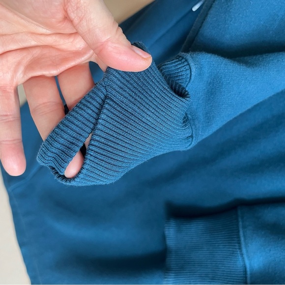 Athleta COZY KARMA MOCK NECK DRESS Teal size Small - Picture 8 of 16